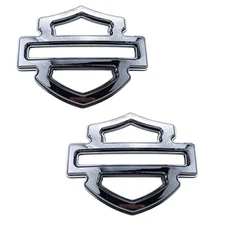 2Pc Custom Tank Emblems Chrome Double Layer 5 or 6 gal tank CVO