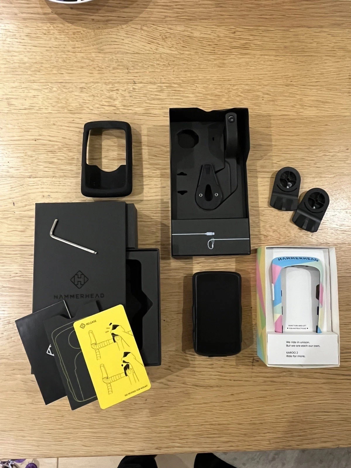 Hammerhead Karoo 2 Cycling GPS/Computer Boxed - Bermuda kit + mounts 