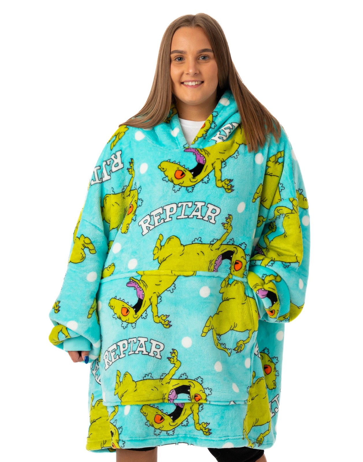 Rugrats Blanket Hoodie | Womens Blue | Official Merch