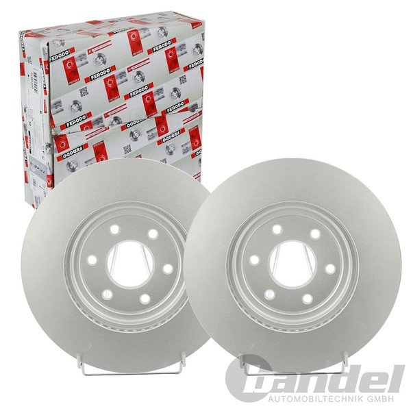2X Ferodo 320Mm Bremsscheiben BelÜFtet Vorne Passend FüR Nissan Navara Pathfinde-image
