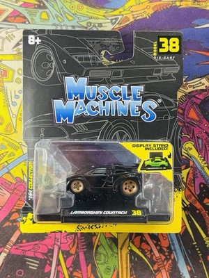 Muscle Machines Series 7 Lamborghini Countach Black 1:64 Collection #38 VHTF