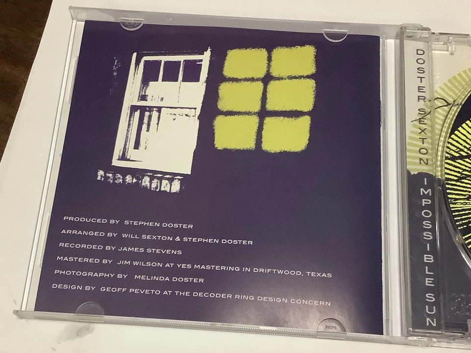 Impossible Sun Will Sexton Stephen Doster Cd 2005 Foto 4 de 4