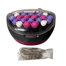 Remington Volume Shine Velvety Hot Rollers Wax Core 3 Sizes Model H5600 Clips