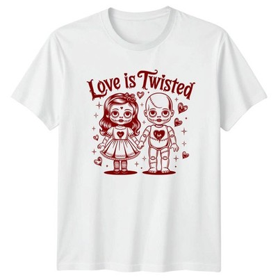 Rotes einfarbiges Unisex T-Shirt Grafik Tee