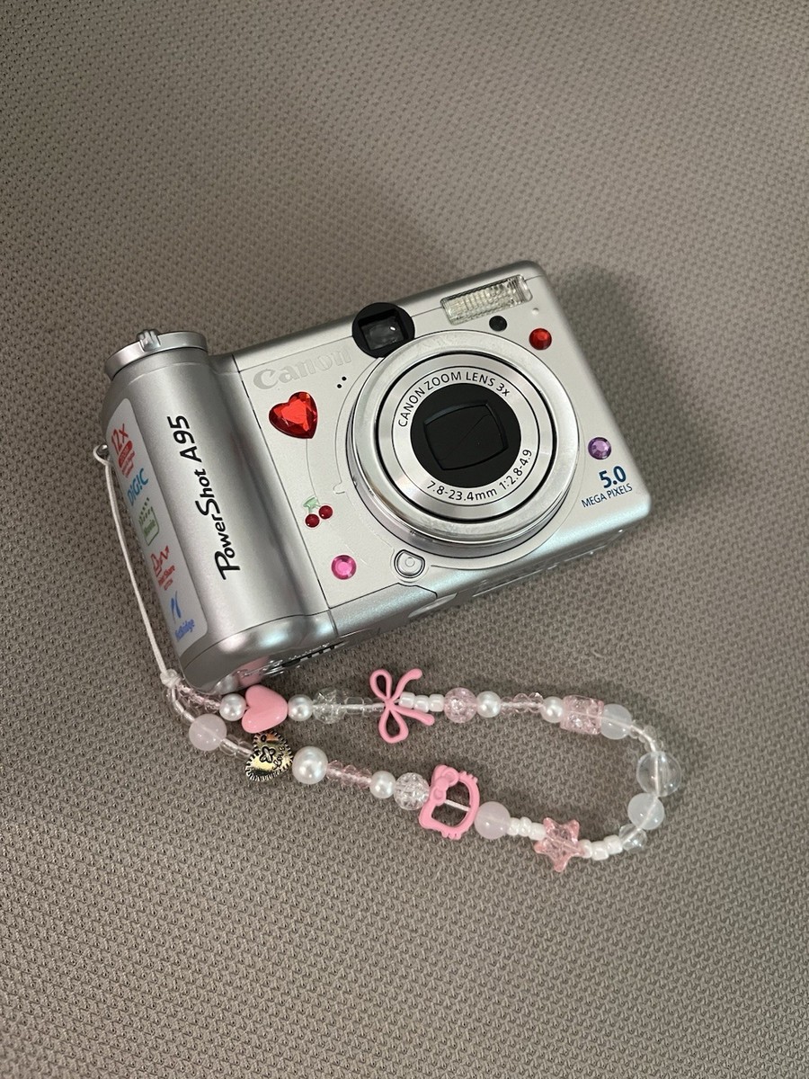 Canon PowerShot A95 5.0MP Digital Camera - Silver (Kit w/ Not