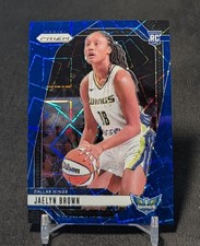 Jaelyn Brown Blue Velocity Rookie RC 2024 Prizm WNBA Card #31 Dallas Wings