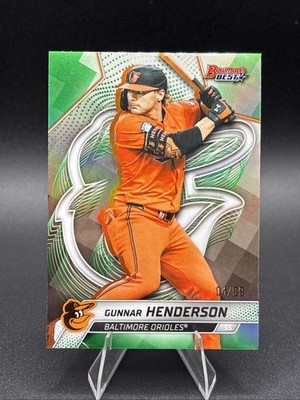 2025 Bowman’s Best Gunnar Henderson Green Refractor /99 #36 - Orioles
