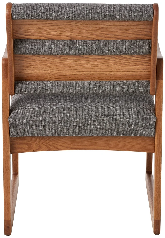 Silla de invitados Valley, brazos, roble mediano Foto 3 de 3