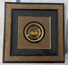 Vintage Beijing Chinese Style Framed Wall Art Plaque Gold Horse Carriage 19.25” — photo 2