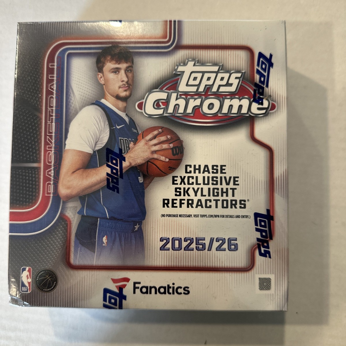 2025-26 Topps Chrome NBA Fanatics Exclusive Mega Box - Factory 