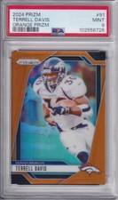 2024 Panini Prizm Orange Terrell Davis /249 #91 PSA 9 MINT
