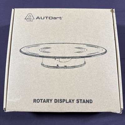 ROTARY DISPLAY TURNTABLE MEDIUM 10 IN W/BLACK TOP 1/43 1/24 1/18 AUTOART 98014