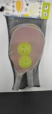Pickleball 2 Player Wooden Paddle  Ball Set - Franklin Sports Multicolor