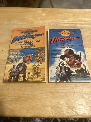 Find Your Fate Adventure #1 #2 Indiana Jones Horror Sheba R.L Stine 1st Ed RARE