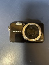 Samsung ES80 12MP 5x Optical Zoom Camera Black Included Charger SD Card Tested