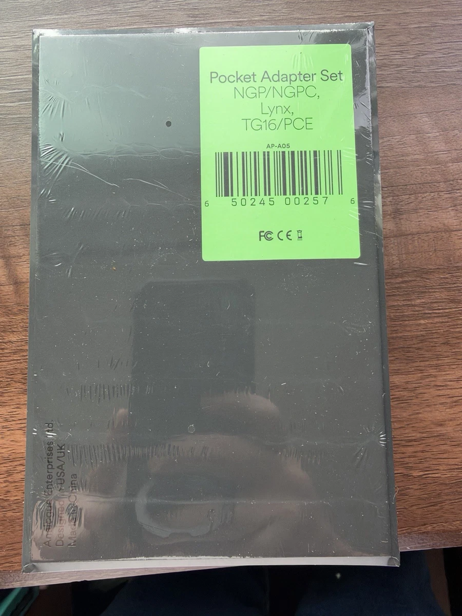 Analogue Pocket Adapter Set NGP, NGPC, Lynx, TG16 3 Piece Sealed