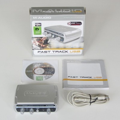 M-Audio Fast Track - USB Audio Recording Interface, Gitarre Mikrofon - OVP