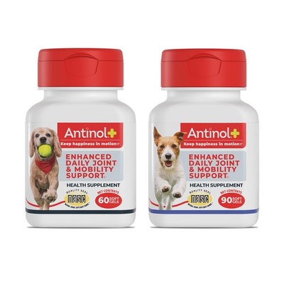 Antinol Plus Mobility Hip and Joint Supplement for Dogs Green-Lipped Mussels ...