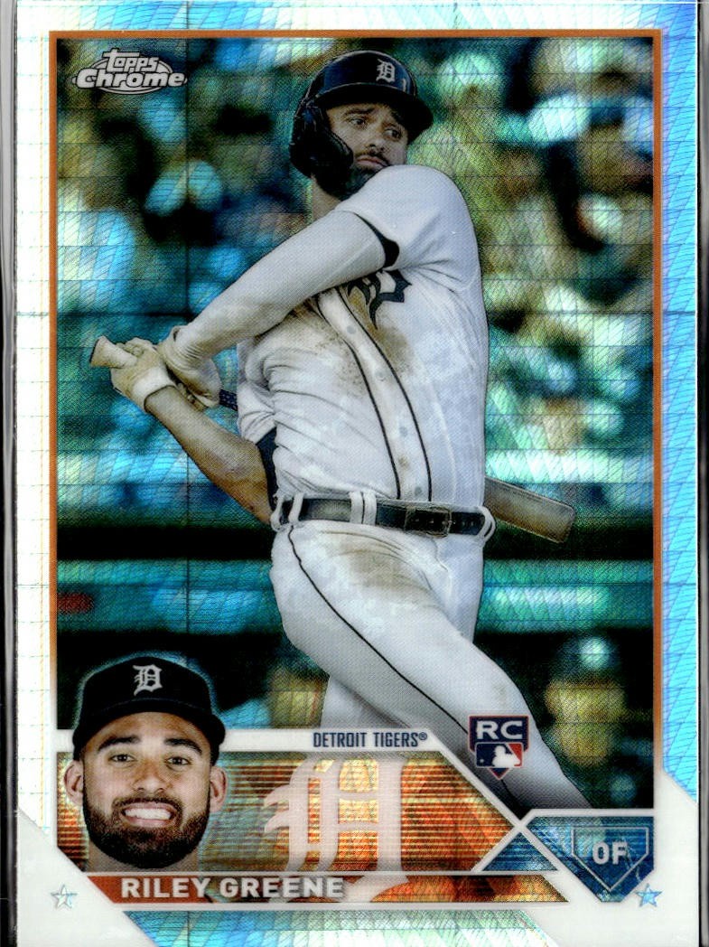 2023 Topps Chrome #182 Riley Greene Prism Refractors