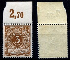 Deutsches Reich Mi-Nr. 45cb Oberrand Postfrisch