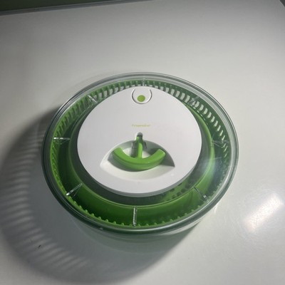 Progressive 4 Qt. Capacity Collapsible Salad Spinner Green White Mint