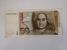 1996 (1997) Federal Republic of Germany - 50 German Mark Banknote Neumann