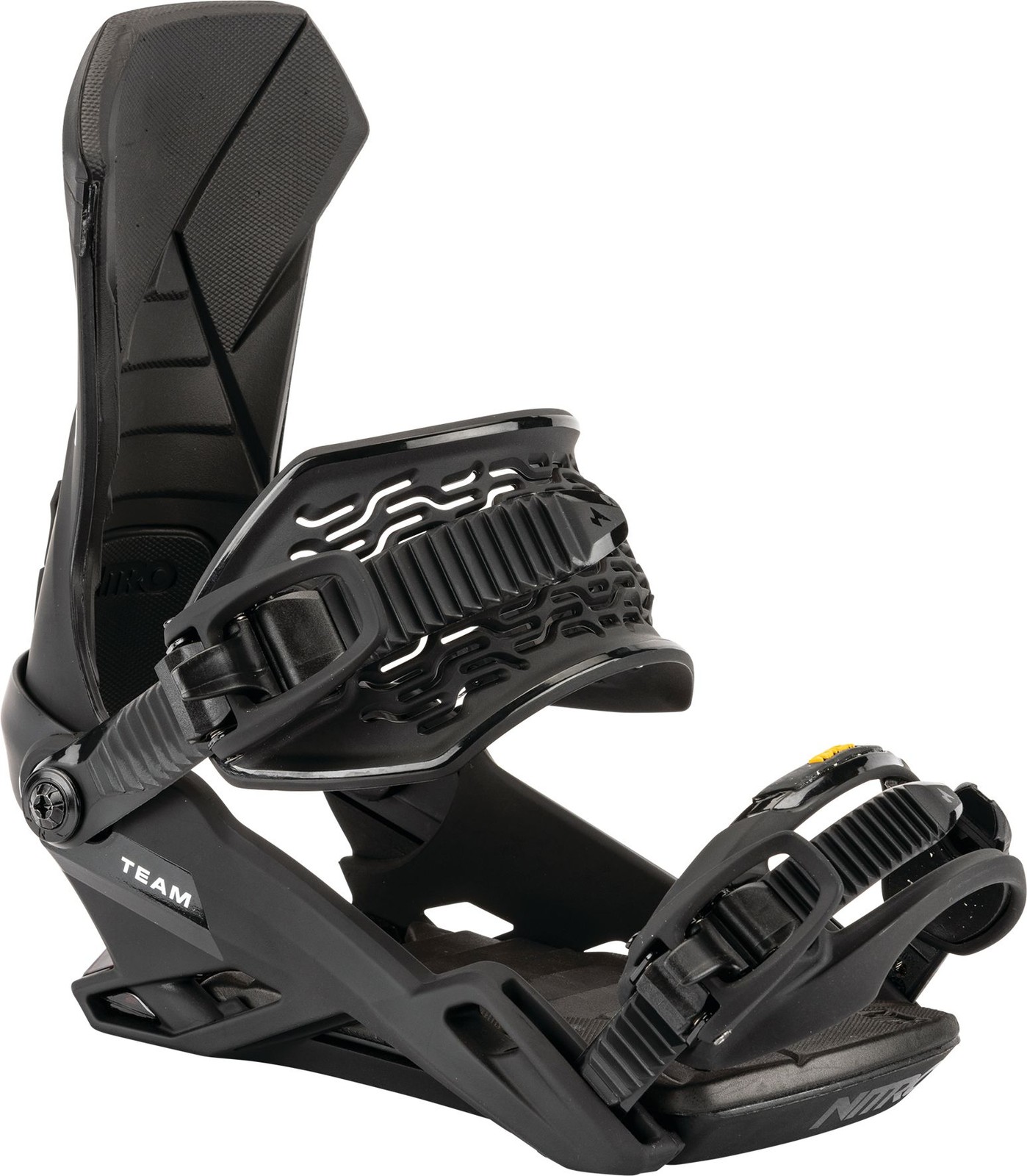 Nitro Team Men's Snowboard Bindings, Ultra Black, Medium MY26