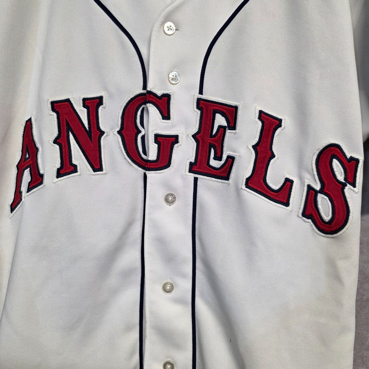 Vintage 90s Russell Authentic Diamond Co California Angels Jersey
