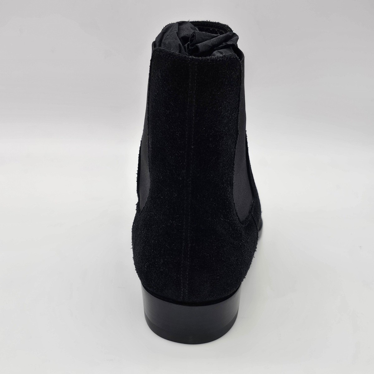 Saint Laurent Mens Wyatt 30 Chelsea Boot Suede Leather Nero Black 41 wyatt chelsea boots in suede in Black | Saint Laurent | YSL  main image 3