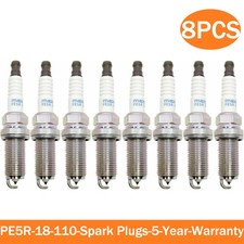 8x Iridium Spark Plugs PE5R-18-110 ILKAR7L11 for Mazda New