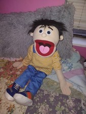 Melissa and Doug Hand Puppet Boy 16 Inches Brown Hair