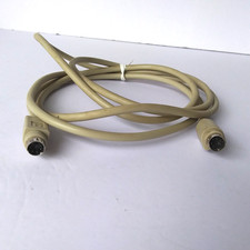 Vintage PS/2 6-Pin Mini DIN Male to Male Keyboard Mouse Extension Cable 6FT