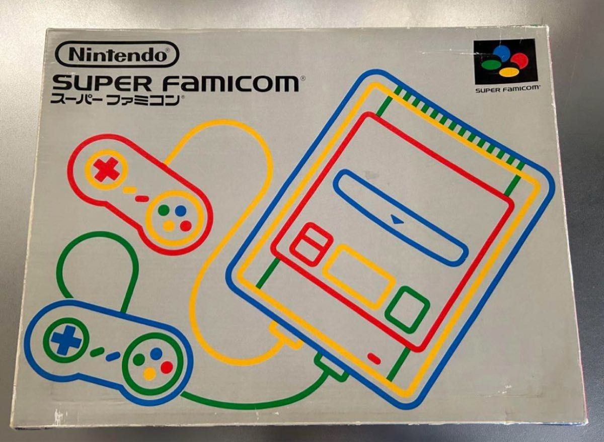 美品】Nintendo SHVC-001 ゲーム機本体 ステレオケーブル付き