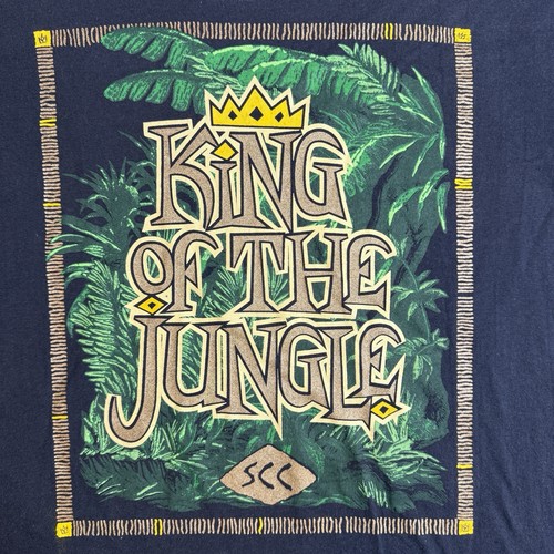 Camiseta De Colección Steven Curtis Chapman Negra Para Hombre Talla Mediana King Of The Jungle - Imagen 2 de 11
