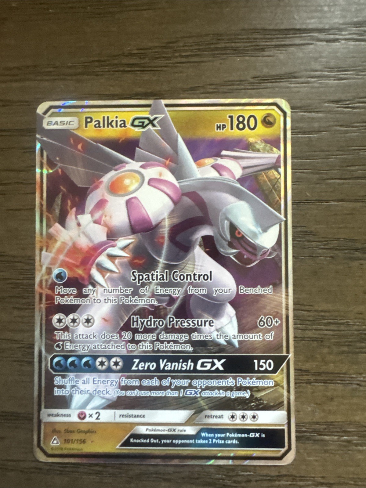 Palkia GX 101/156(Ultra Rare) Pokemon Sun&Moon Ultra Prism 