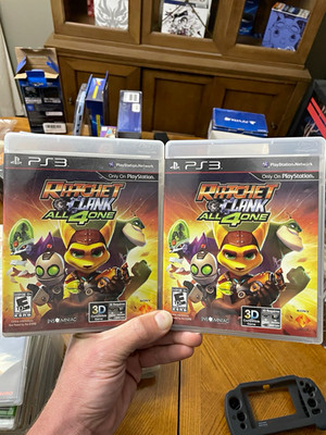 Disc A+ Ratchet & Clank: All 4 One Sony PlayStation 3 PS3 CIB Complete w/Manual