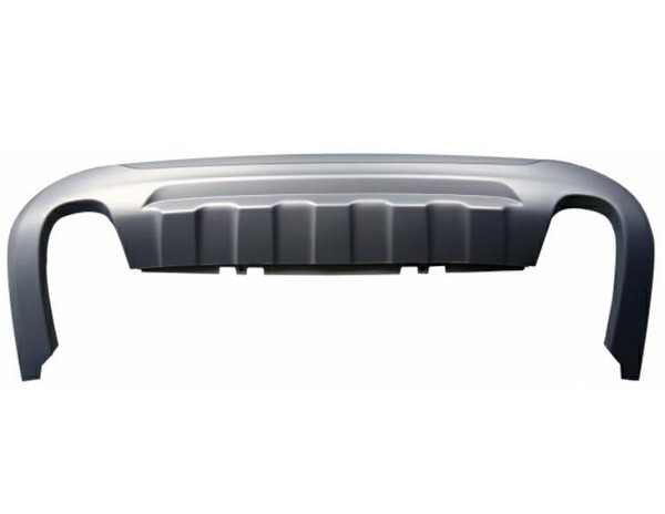 Spoiler FÜR StoßStange Hinten Volvo S60 2010-2014 Lackierbar MIT Doppelauspuff-image