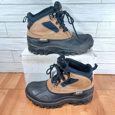 Baffin Technology Boots Womens 8 Brown Leather Snow Boot Insulated Winter Cold
