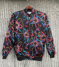 Vtg Westbound Sport Bomber Jacket 80s Womens M Windbreaker Quilted Retro Hip Hop