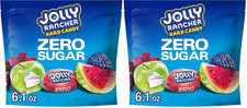 JOLLY RANCHER Zero Sugar Assorted Fruit Flavored Hard Candy Bag, 6.1 Oz Pack of