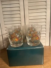 4 Mikasa Holiday Season Double Old Fashioned Lowball Drinking 10 oz. Christmas