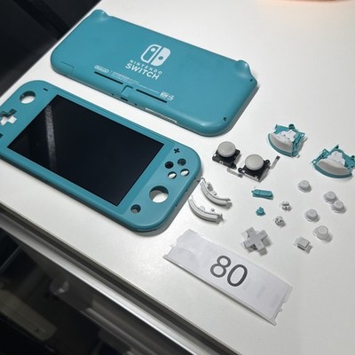 OEM Nintendo Switch Lite LCD, Housing, Buttons, Joystick- Aqua Working! #80