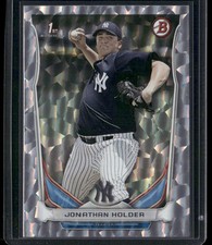2014 Bowman Draft #DP88 Jonathan Holder Silver Ice