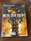 Metal Gear Solid 3 Snake Eater PS2 PlayStation 2 Black Label - MGS 3!