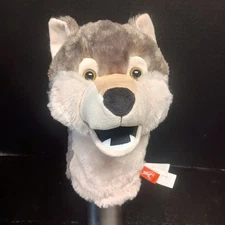 Wild Republic Plush Wolf Hand Puppet W/ Howling Sound NWOT