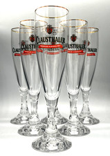 6 Claustaler Alkoholfrei Exclusiv Pokal 0,2l Gl&auml;ser Glas  Bier Brauerei Logo