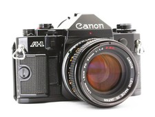 Exc 4 Canon A-1 SLR 35mm Film Camera FD 50mm f/1.4 S.S.C. Lens from JAPAN