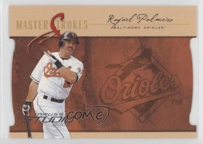2005 Donruss Studio Masterstrokes Die-Cut 128/150 Rafael Palmeiro #MS-24 0lm