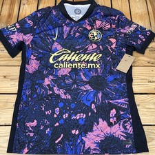 Nike Club América 24/25 Third Jersey Men’s Blue/Pink Stadium FQ4291-434 NWT