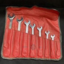 Mac Tools Sae Combination Wrench Lot 7pc 38-34 Sabina Ohio Usa Vintage